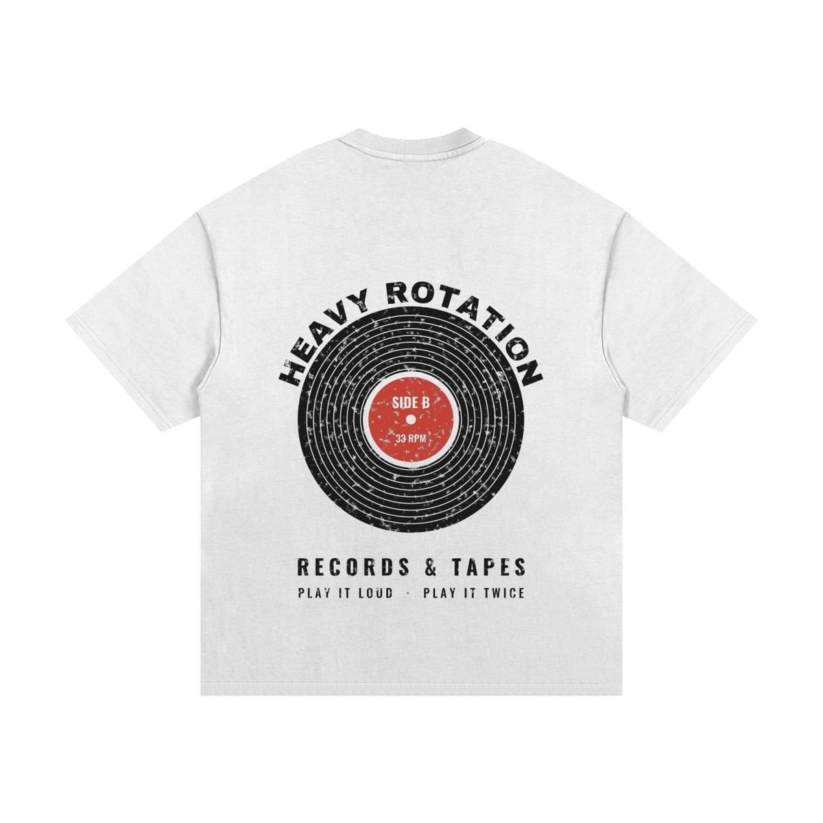 Heavy Rotation Heavyweight Tee – White – back
