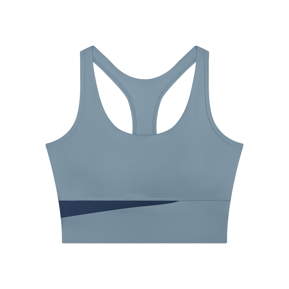 Gray Blue with Navy Blue