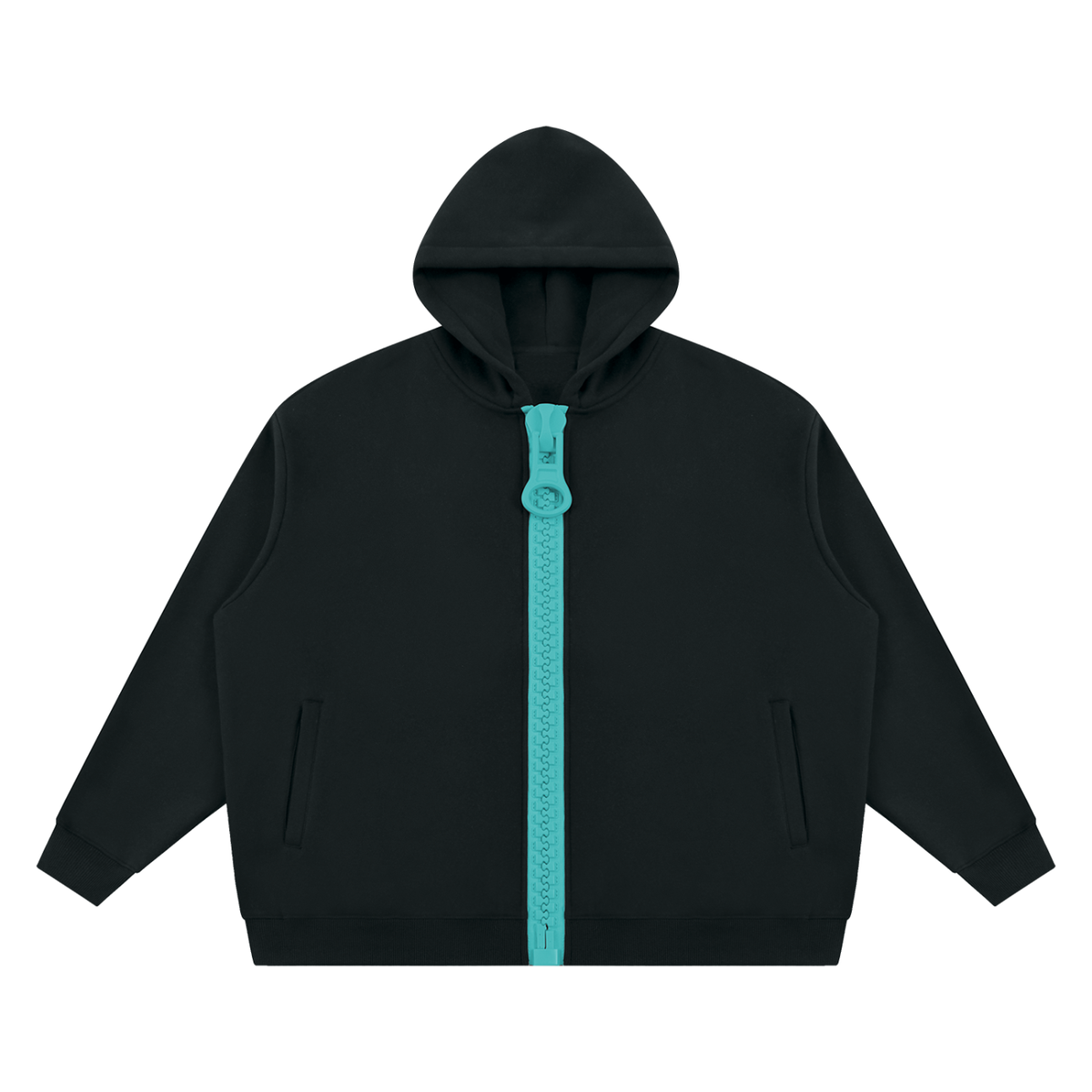 Black with Blue
