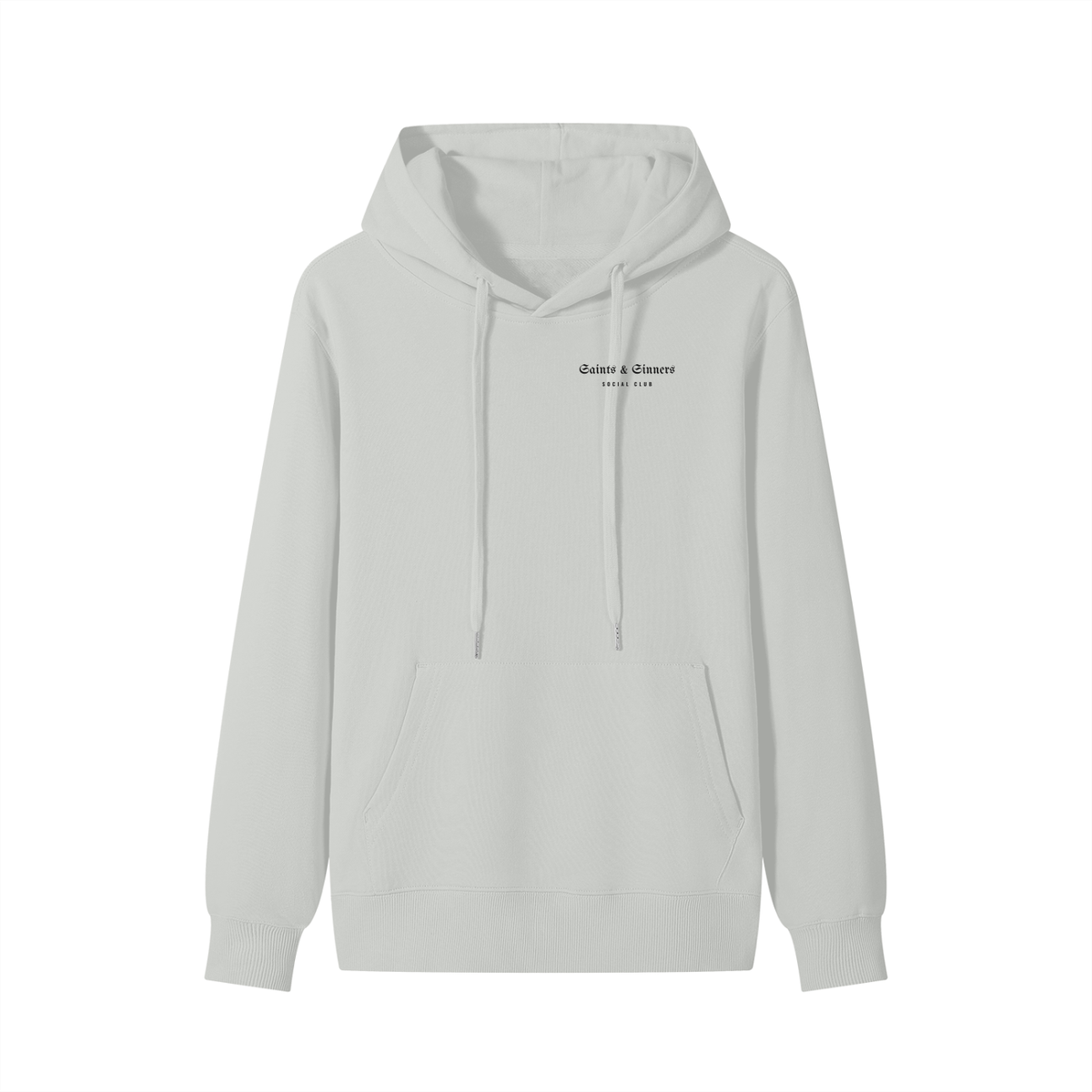 Saints & Sinners Hoodie – Hemp Ash – front