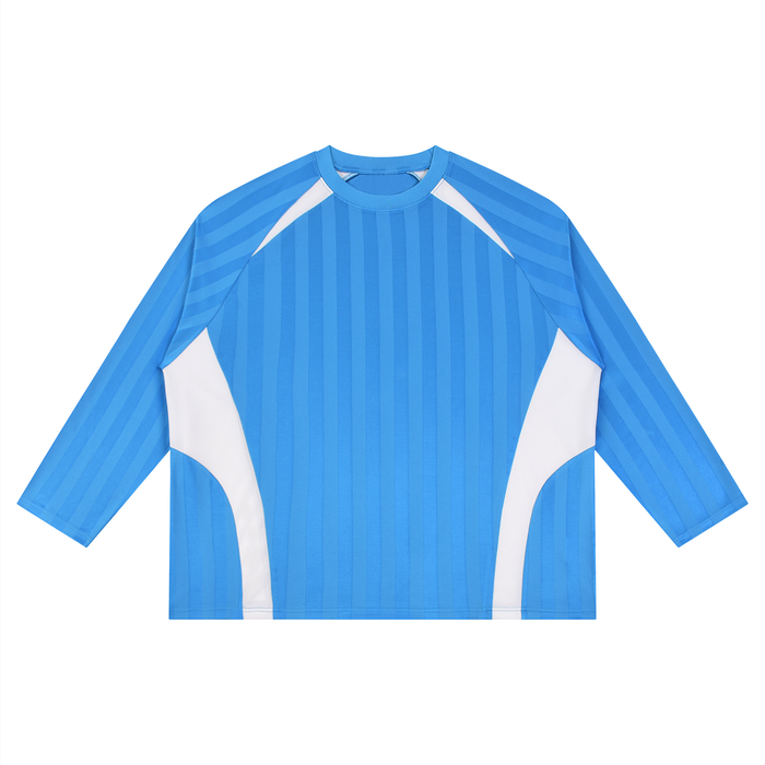 Color Block Jacquard Soccer Jersey