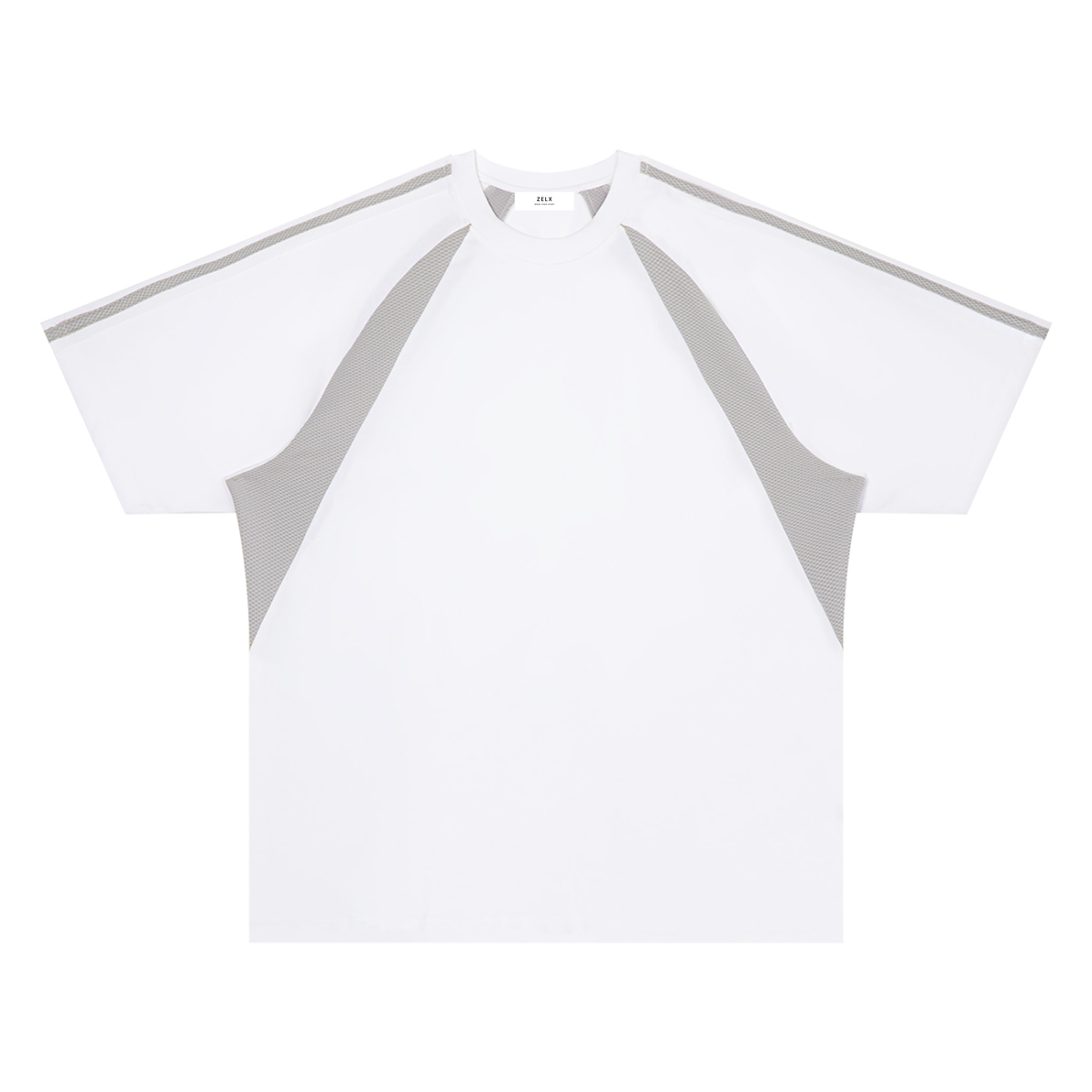 White with Gray