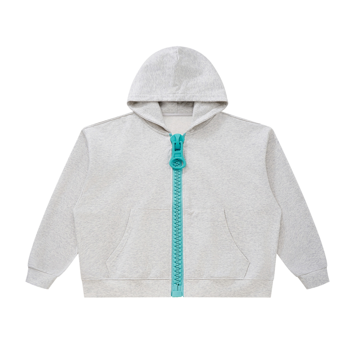 Oat Gray with Lake Blue