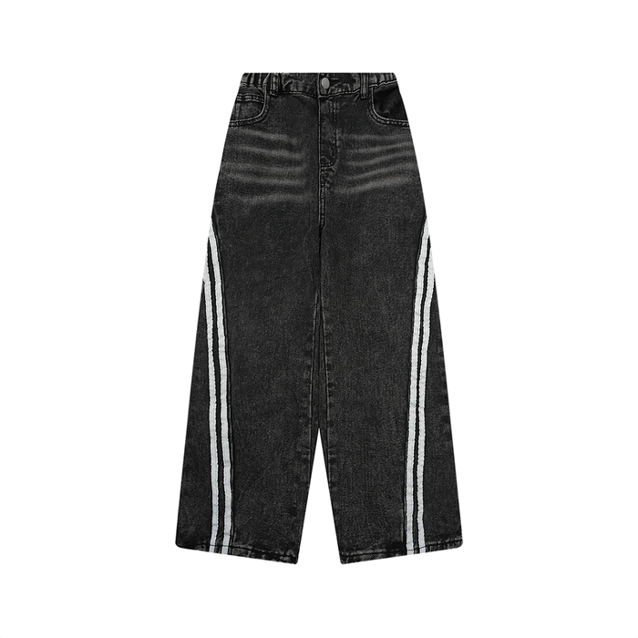Kids Vintage Wash Side Stripe Jeans
