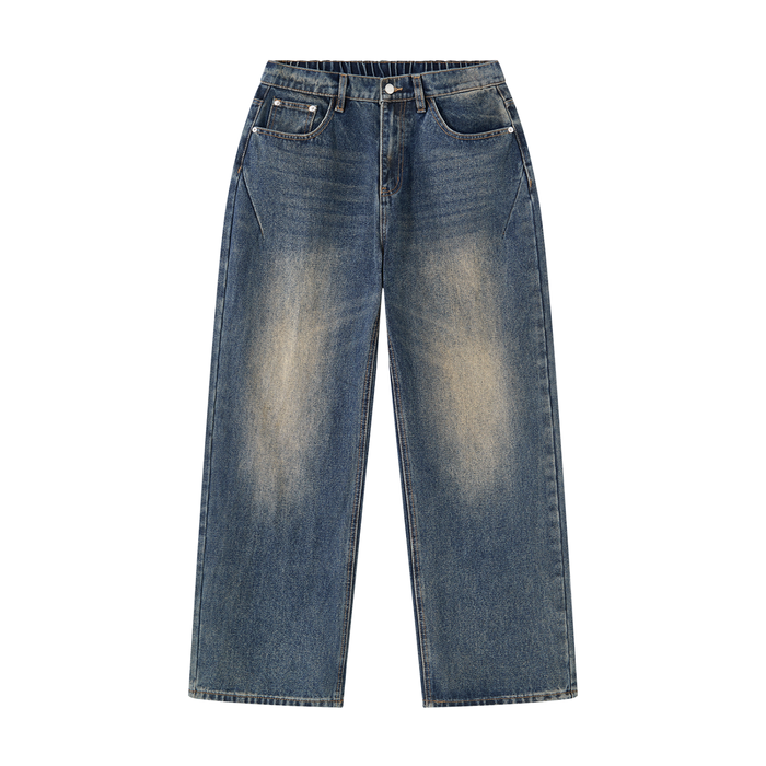 Heavyweight Vintage Wash Denim Jeans