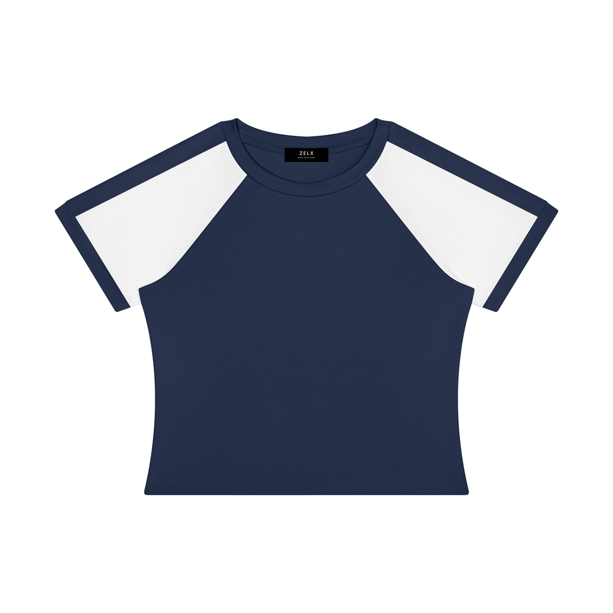Slim Raglan Color Block T-Shirt