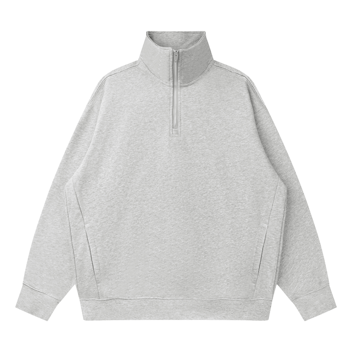 Oversized Quarter-Zip Pullover