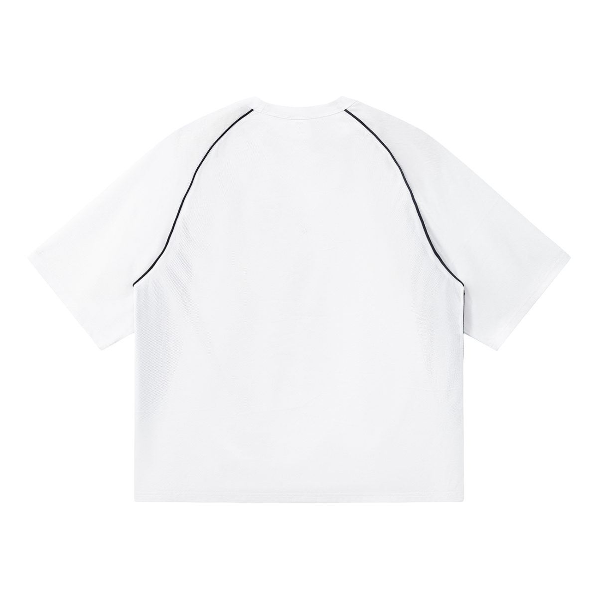 White with Black back