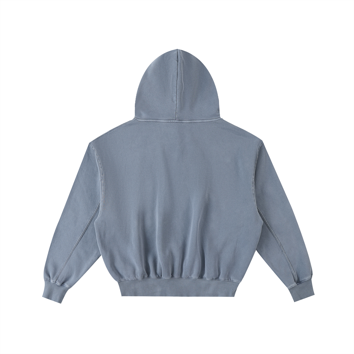 Riviera Social Fleece Hoodie – Blue – back