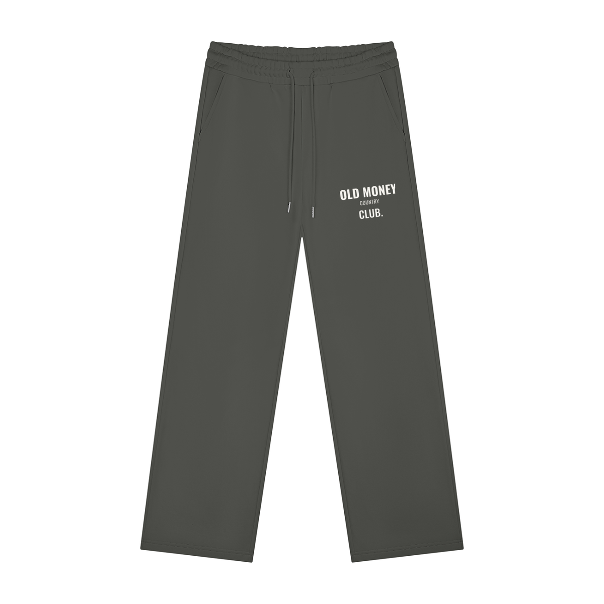 Old Money Heavyweight Sweatpants – Dark Gray – front