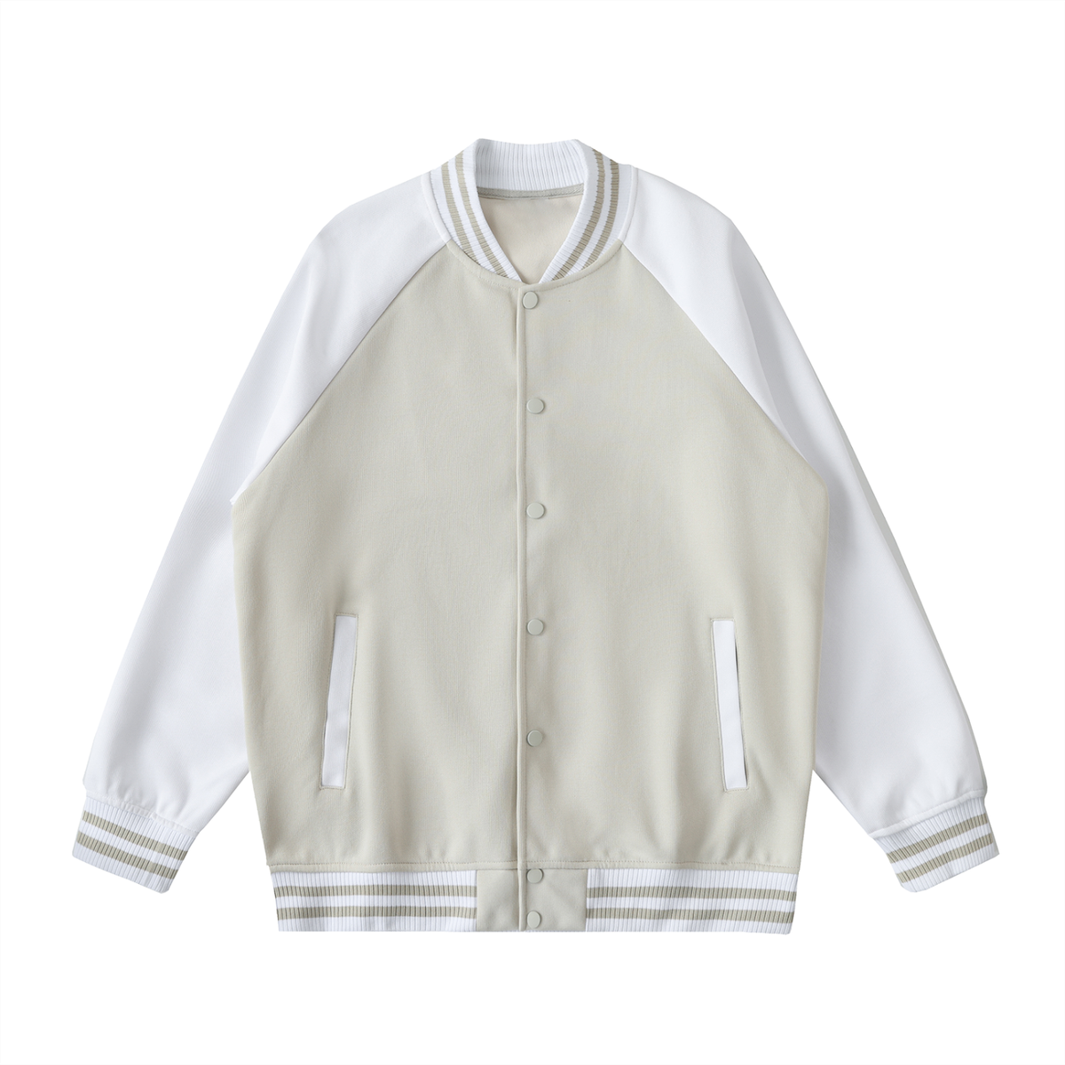 Beige Camel with White