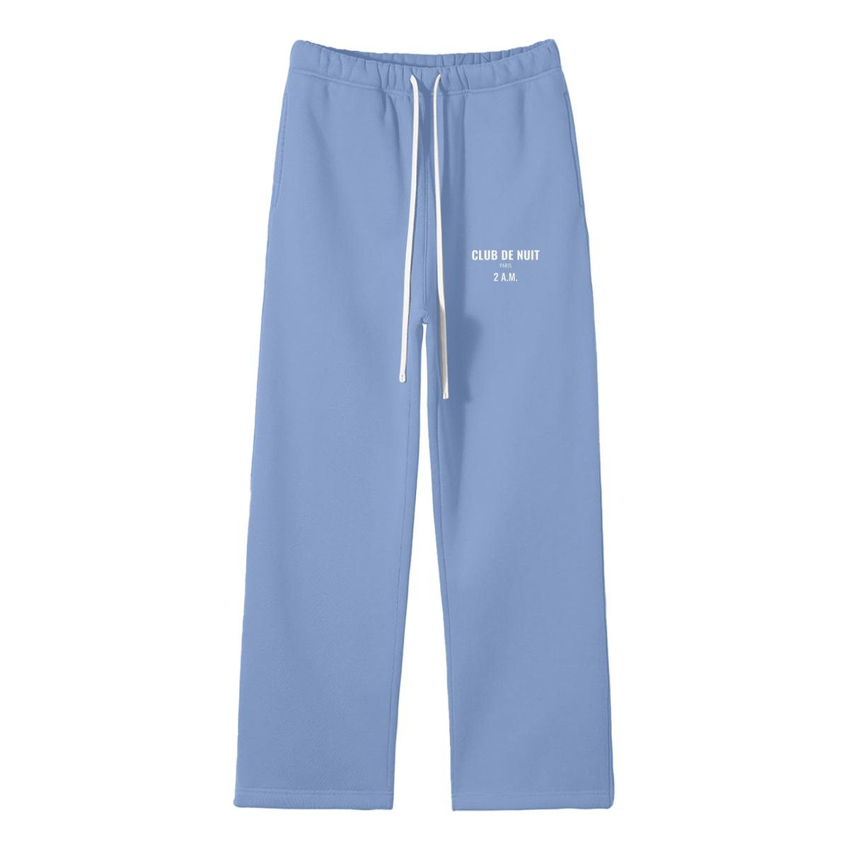 Club de Nuit Fleece Sweatpants – Medium Blue – front