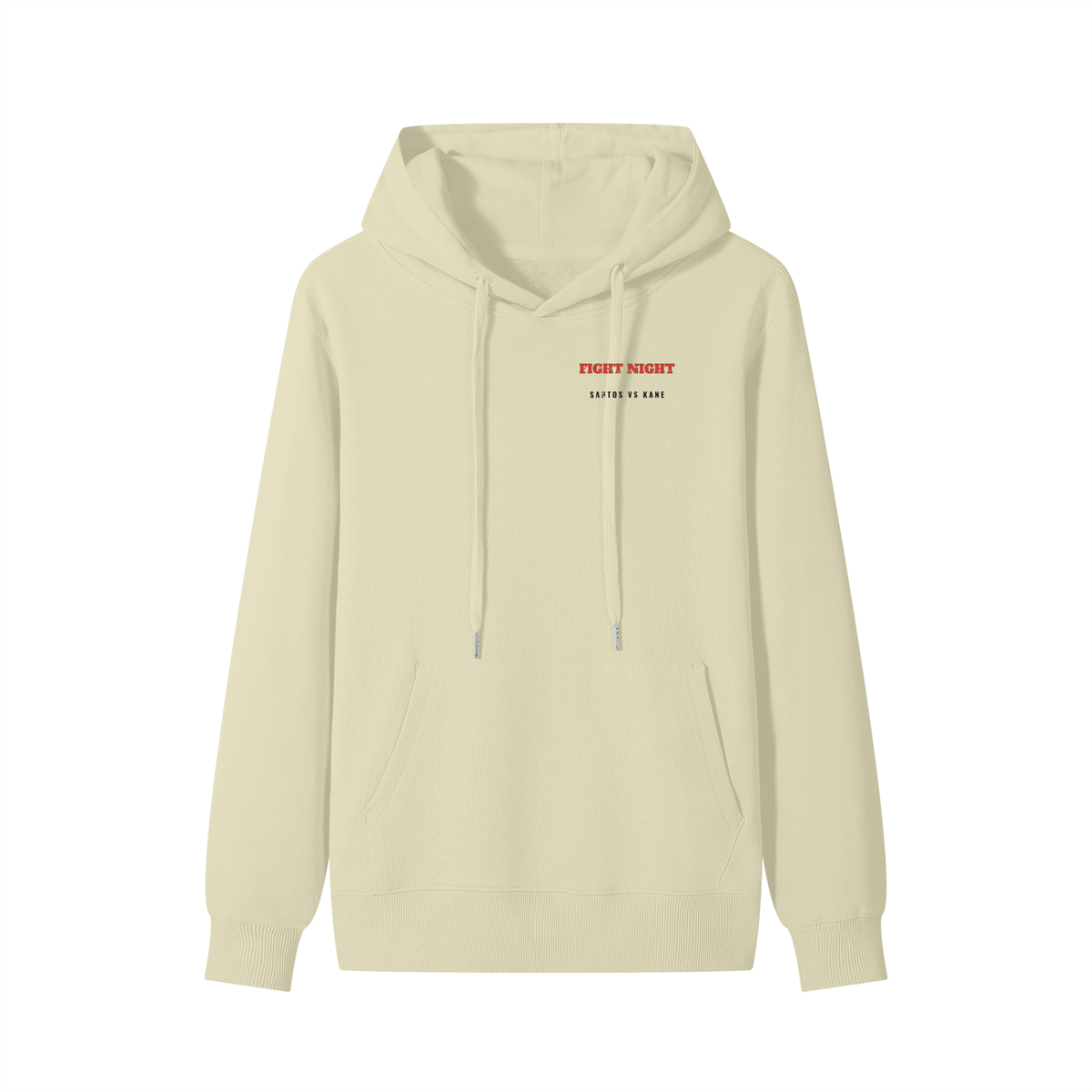 Fight Night Hoodie – Khaki – front