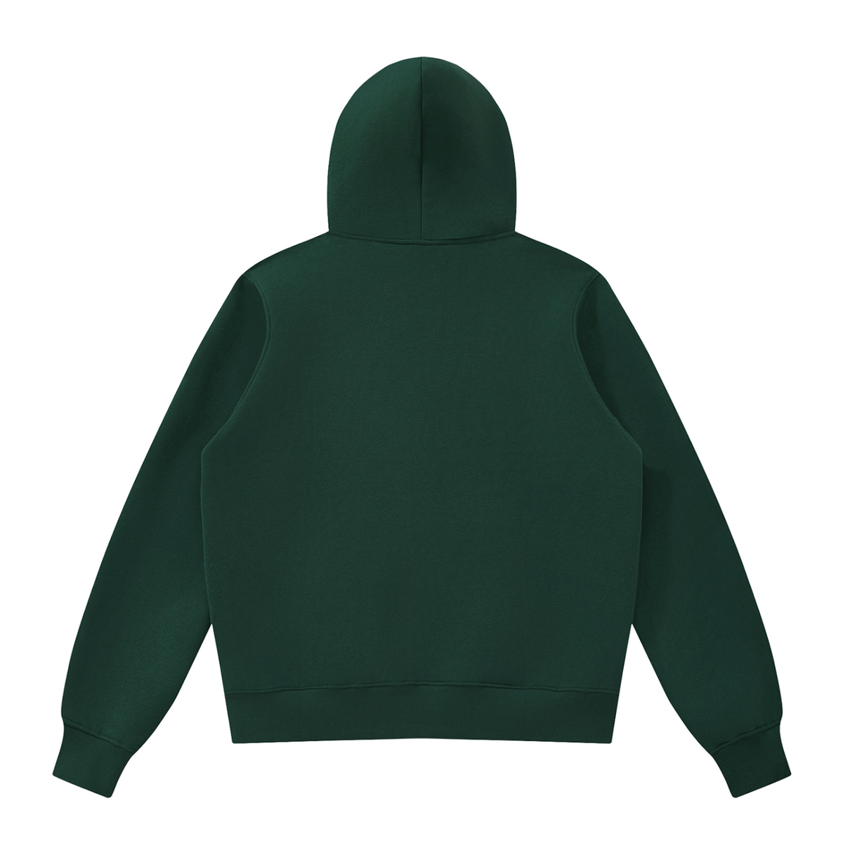Big Sur Fleece Full Zip Hoodie – Dark Green – back