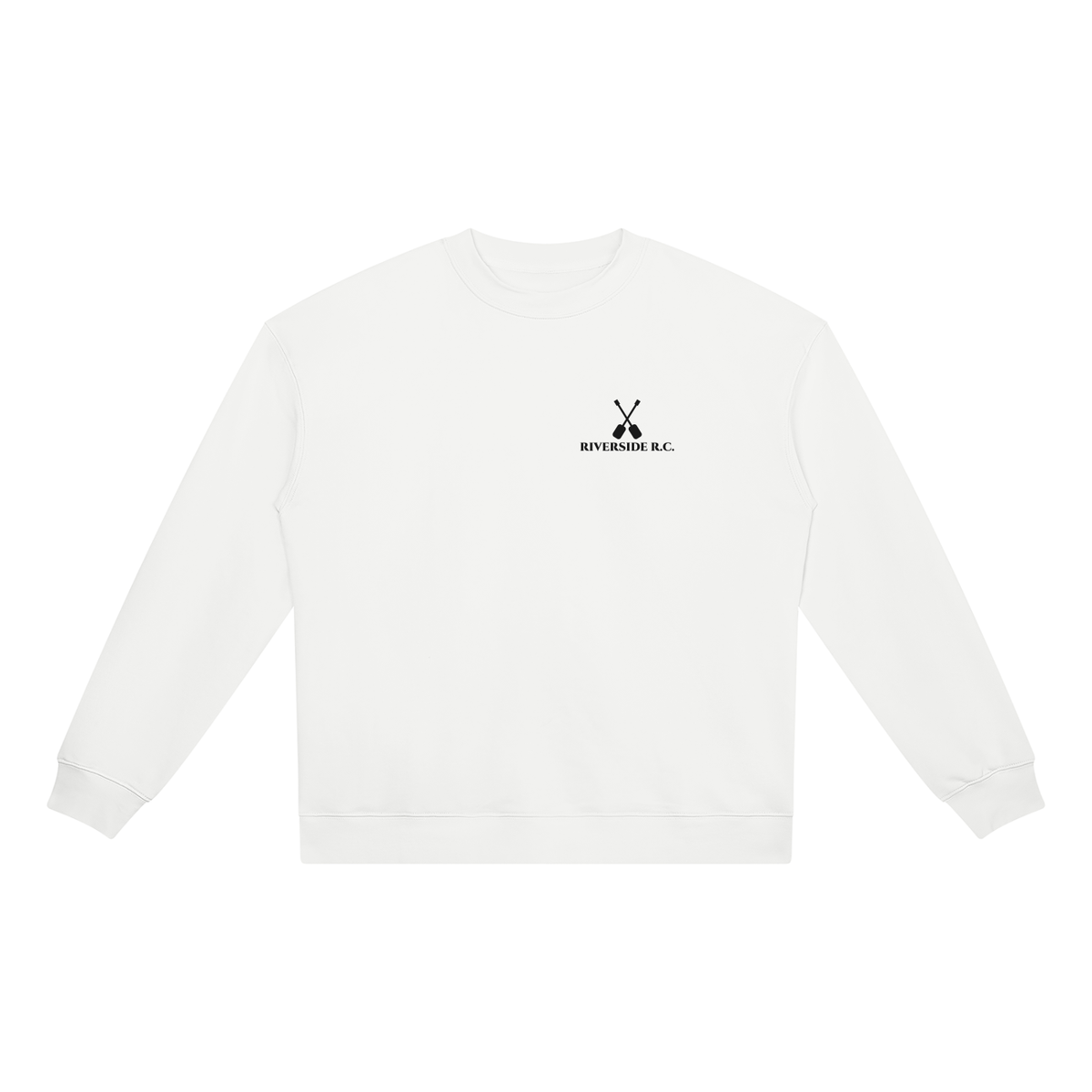 Riverside Rowing Sweatshirt – White – front