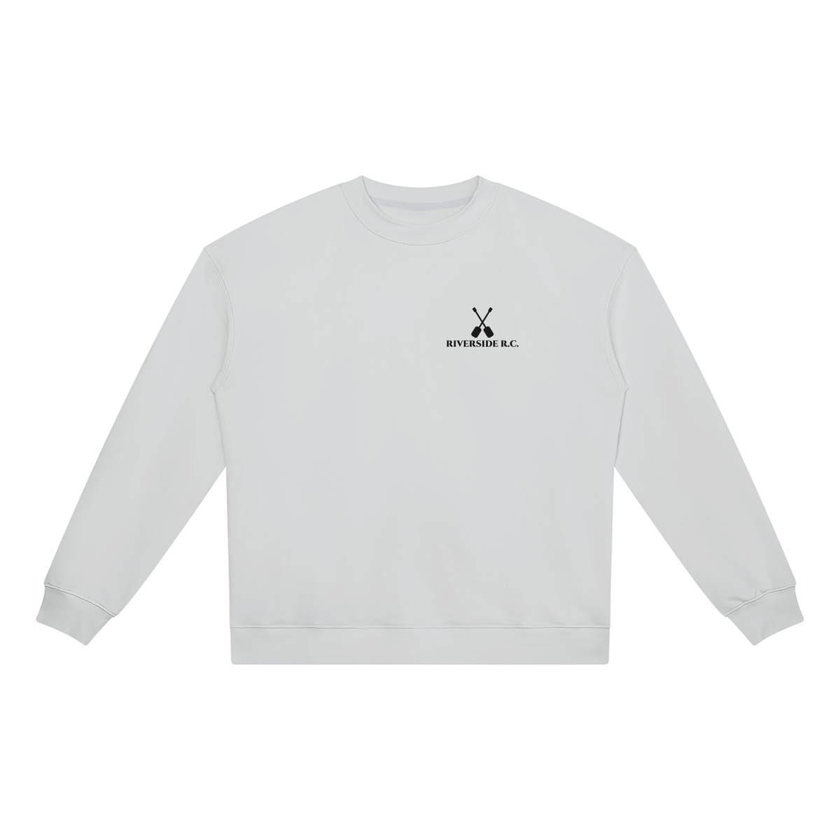 Riverside Rowing Sweatshirt – Light Gray – front