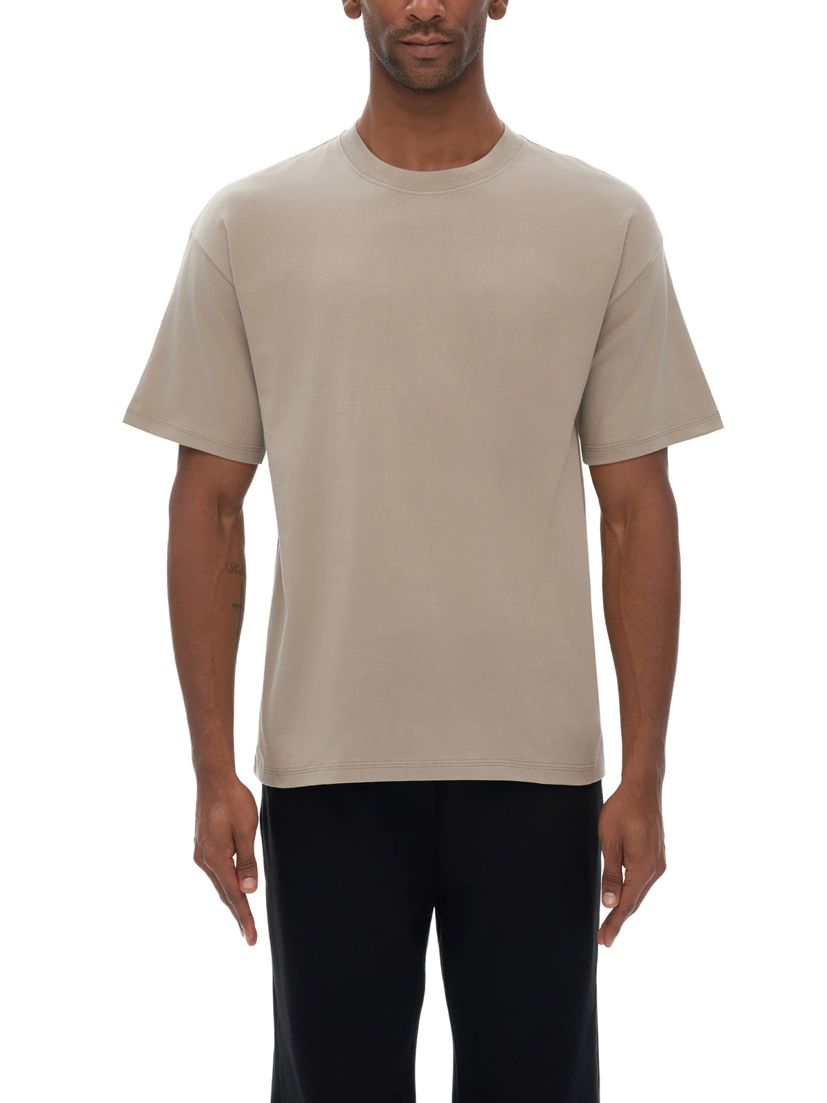 Midweight Drop Shoulder Cotton T-Shirt