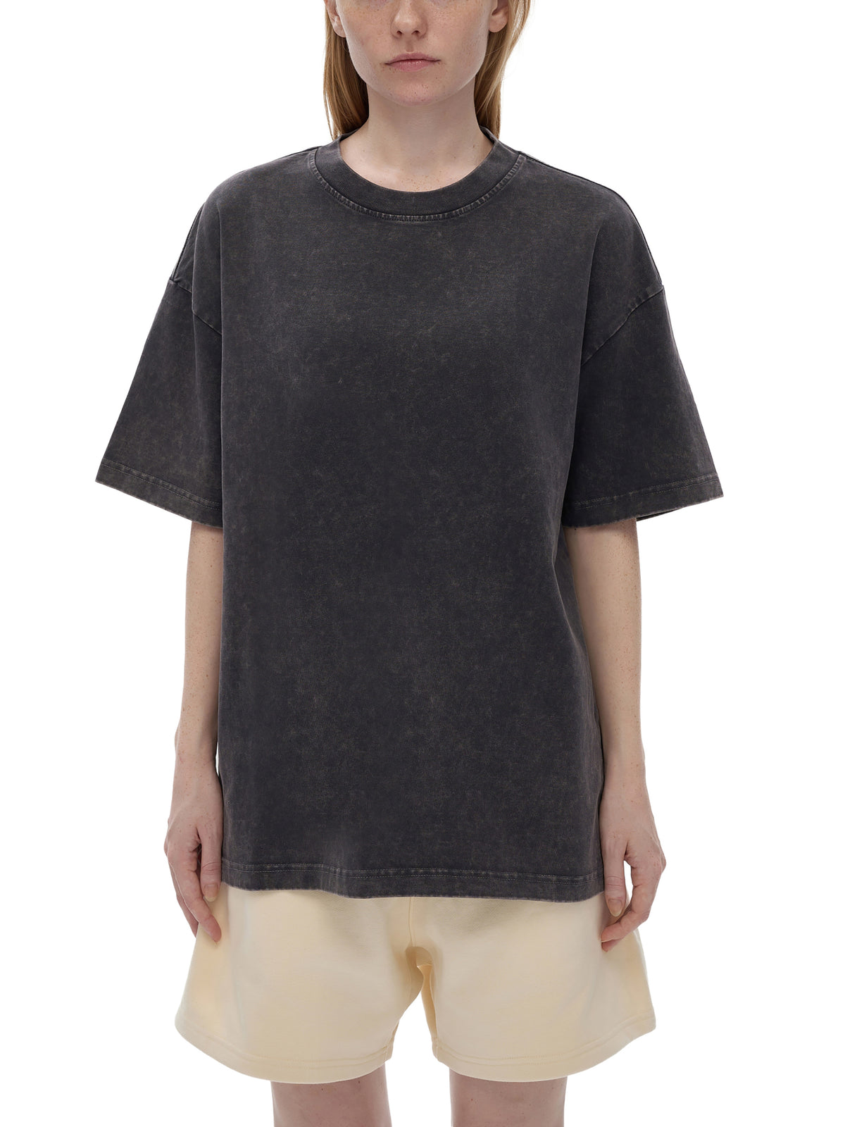 Snow Washed Heavyweight Oversized T-Shirt