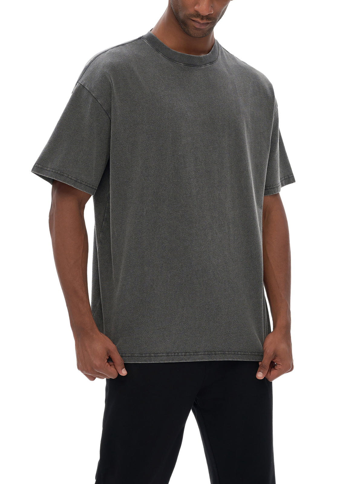 Vintage Washed Loose Fluffy T-Shirt