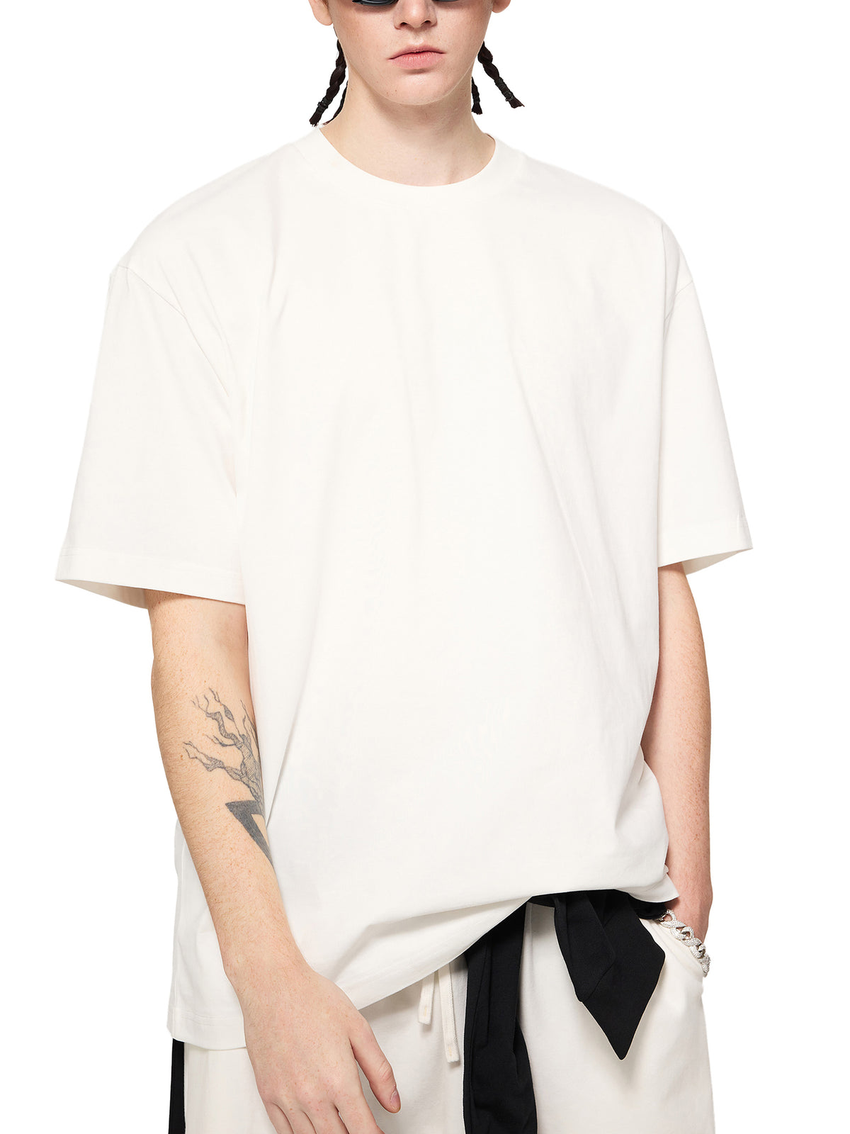 Sueded Cotton T-Shirt