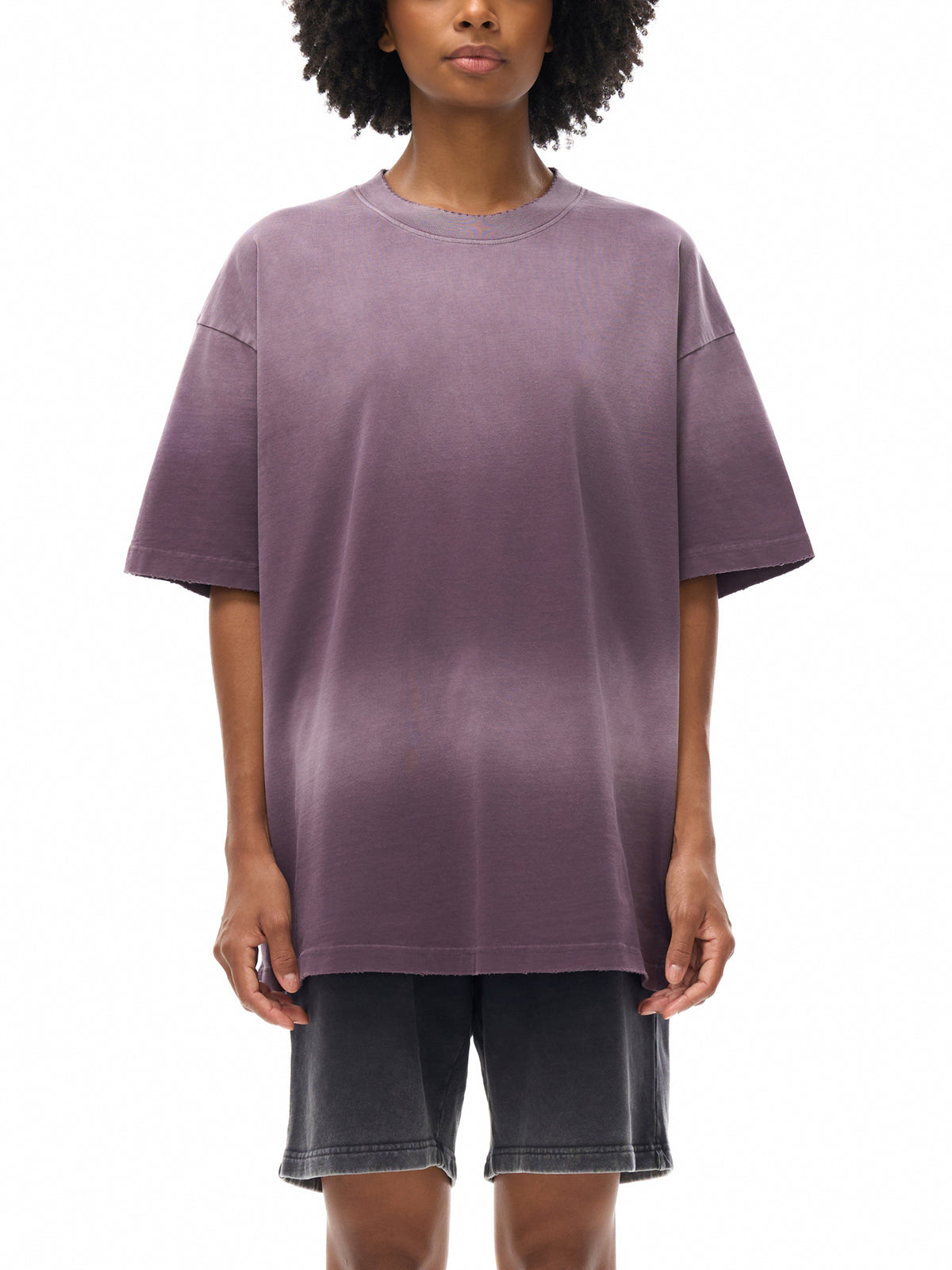 Purple model women