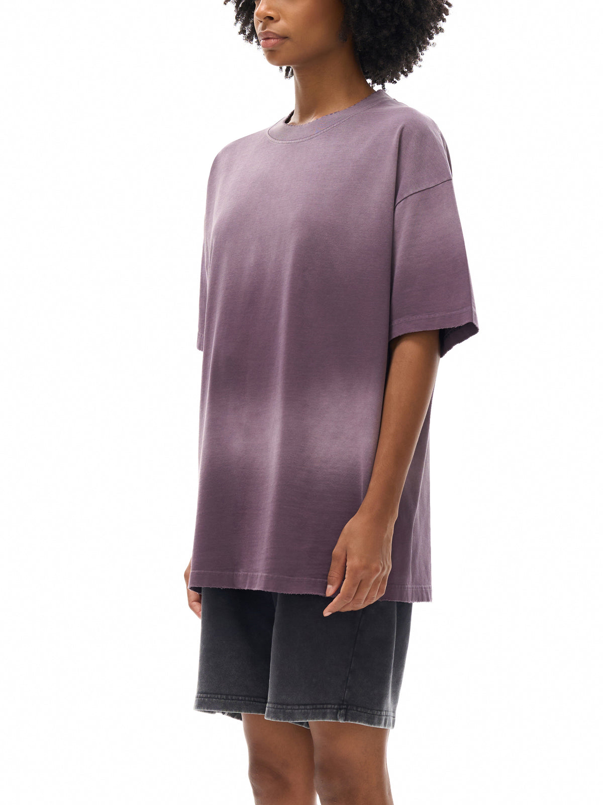Purple model women