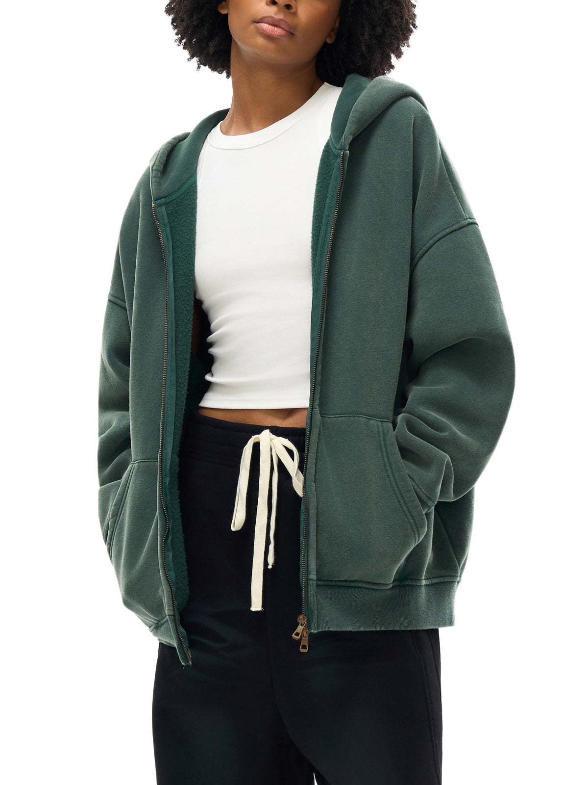 Blackish Green model women