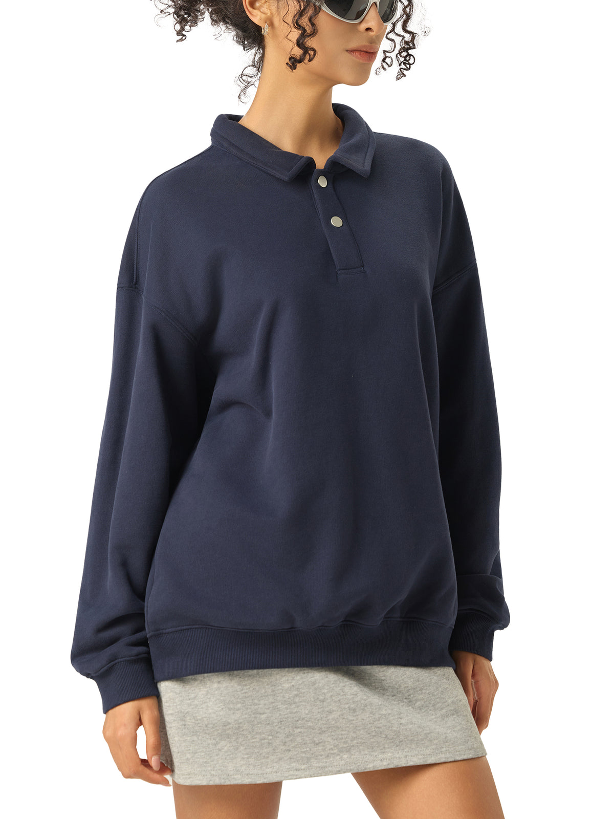 Dark Blue model women