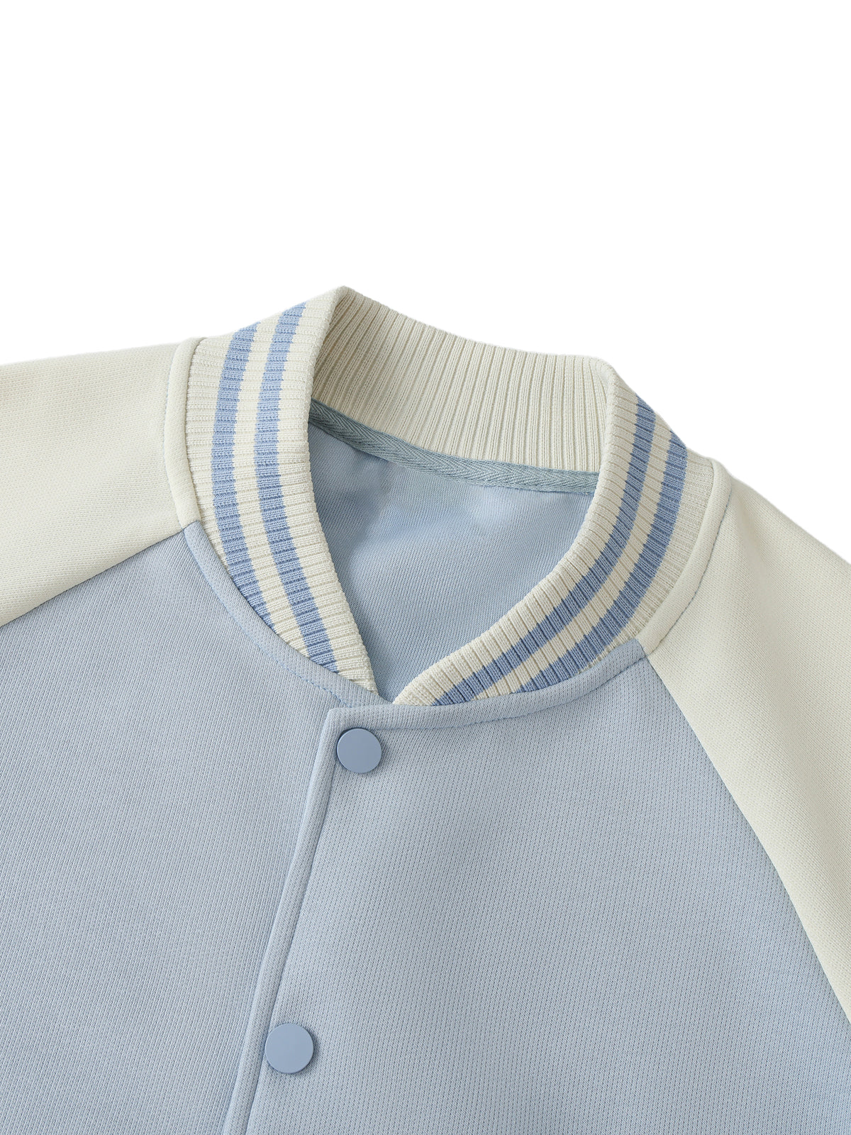 Light Blue with Apricot detail