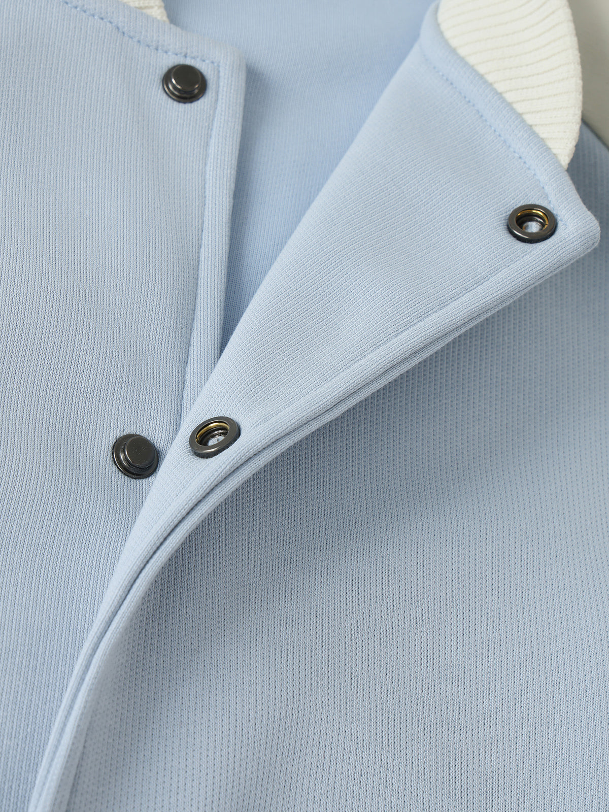 Light Blue with Apricot detail