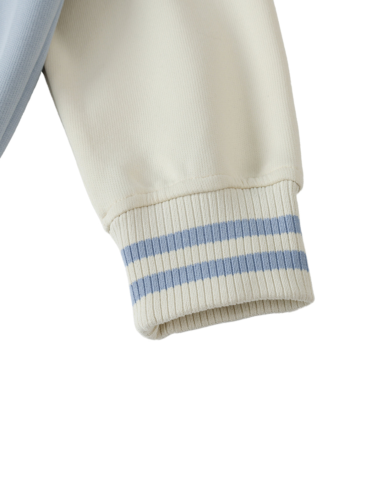 Light Blue with Apricot detail