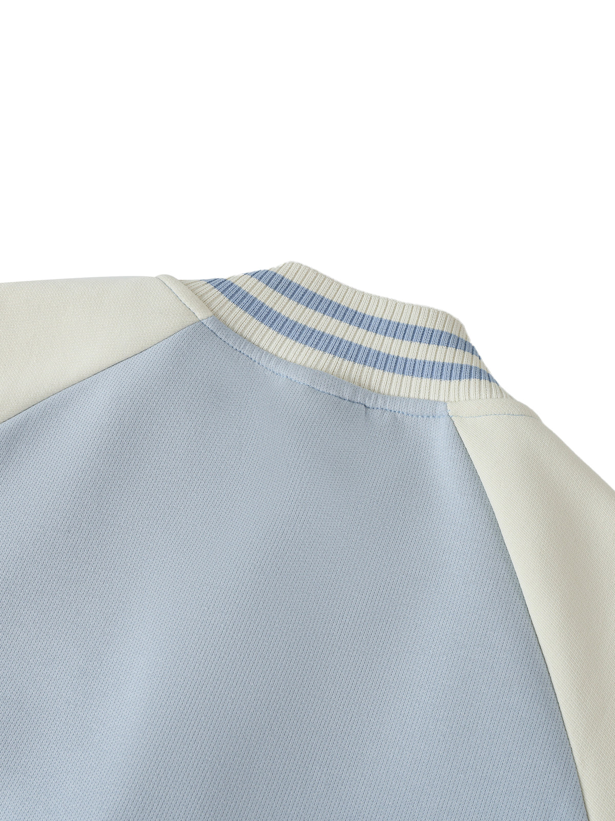 Light Blue with Apricot detail