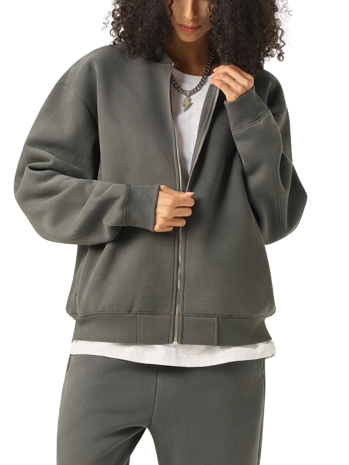 Dark Gray model women
