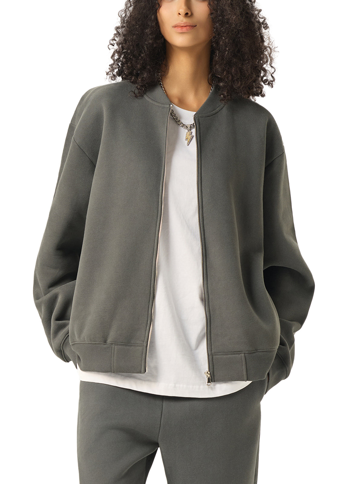Dark Gray model women
