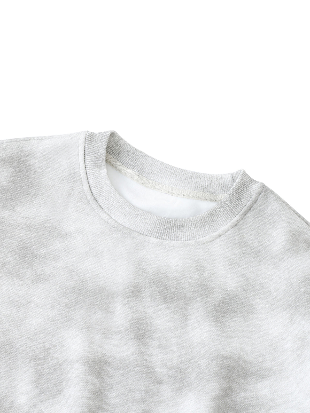Dirty Washed Boxy Fleece Sweatshirt