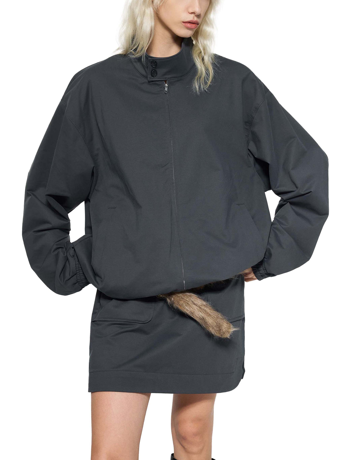 Dark Gray model women