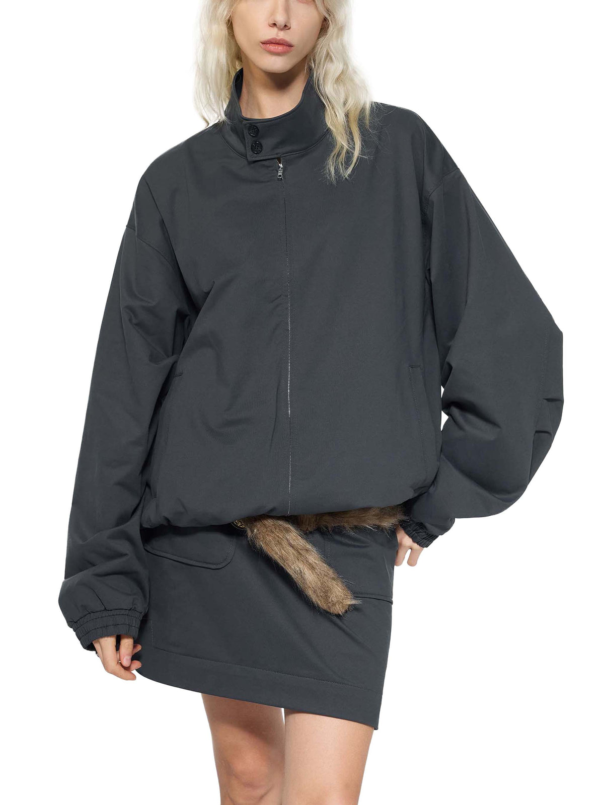 Dark Gray model women