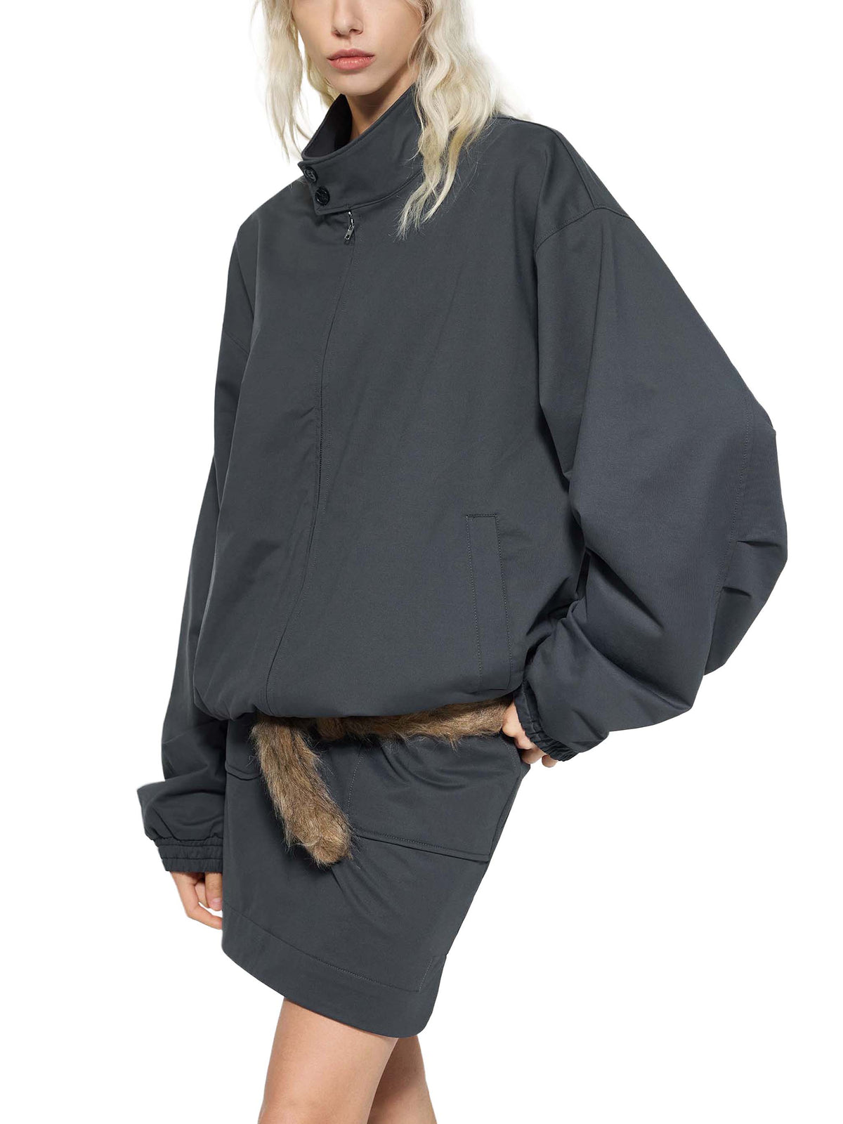 Dark Gray model women