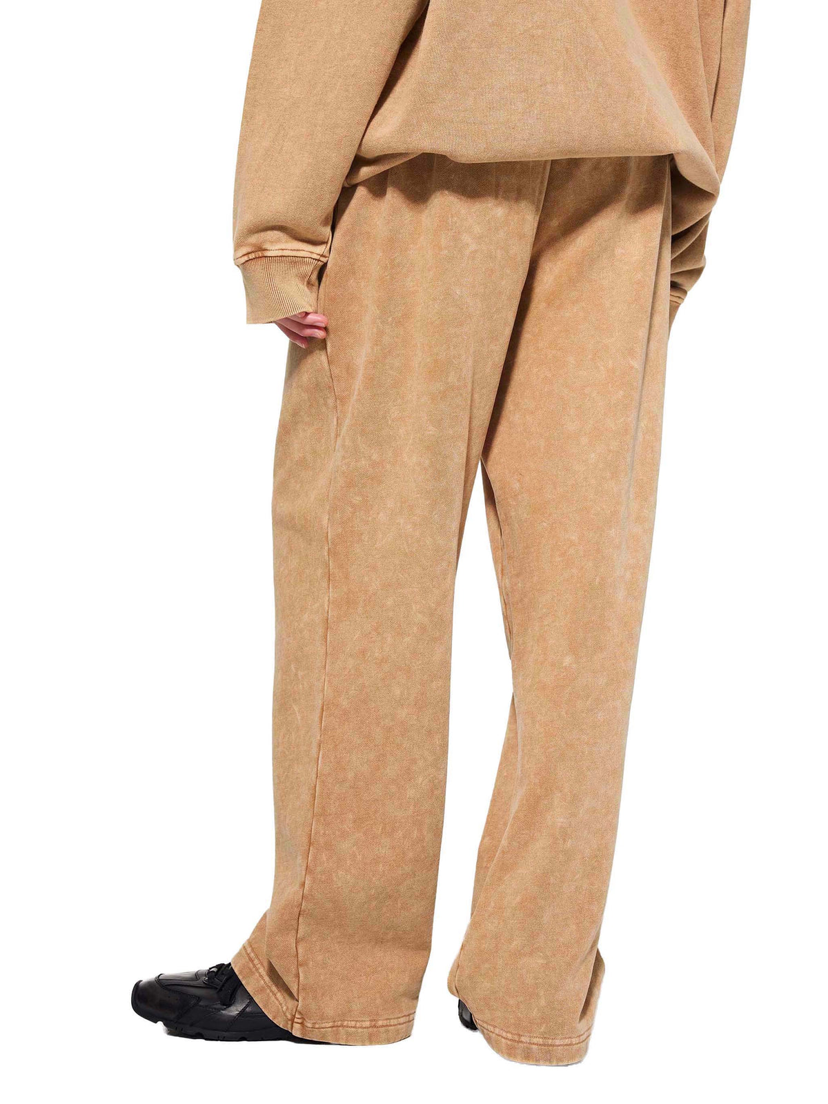 Snow Wash Straight Leg Sweatpants