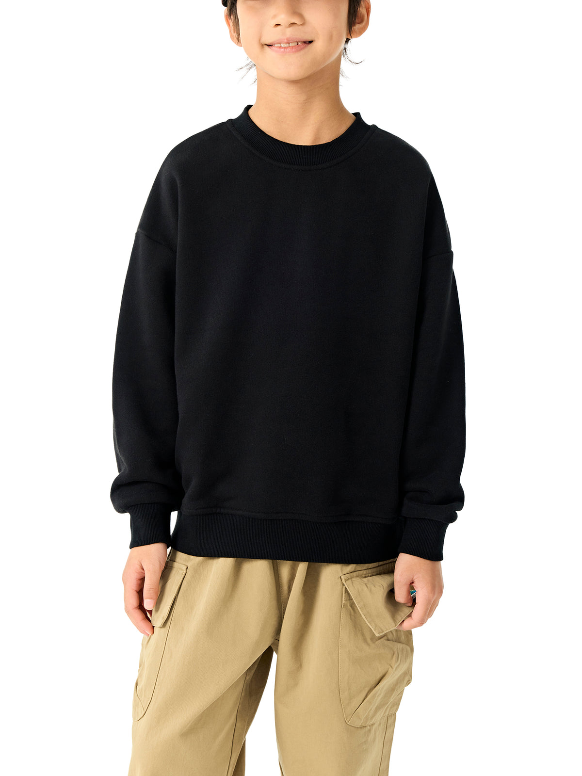 Kids Essential Fleece Crewneck Sweatshirt