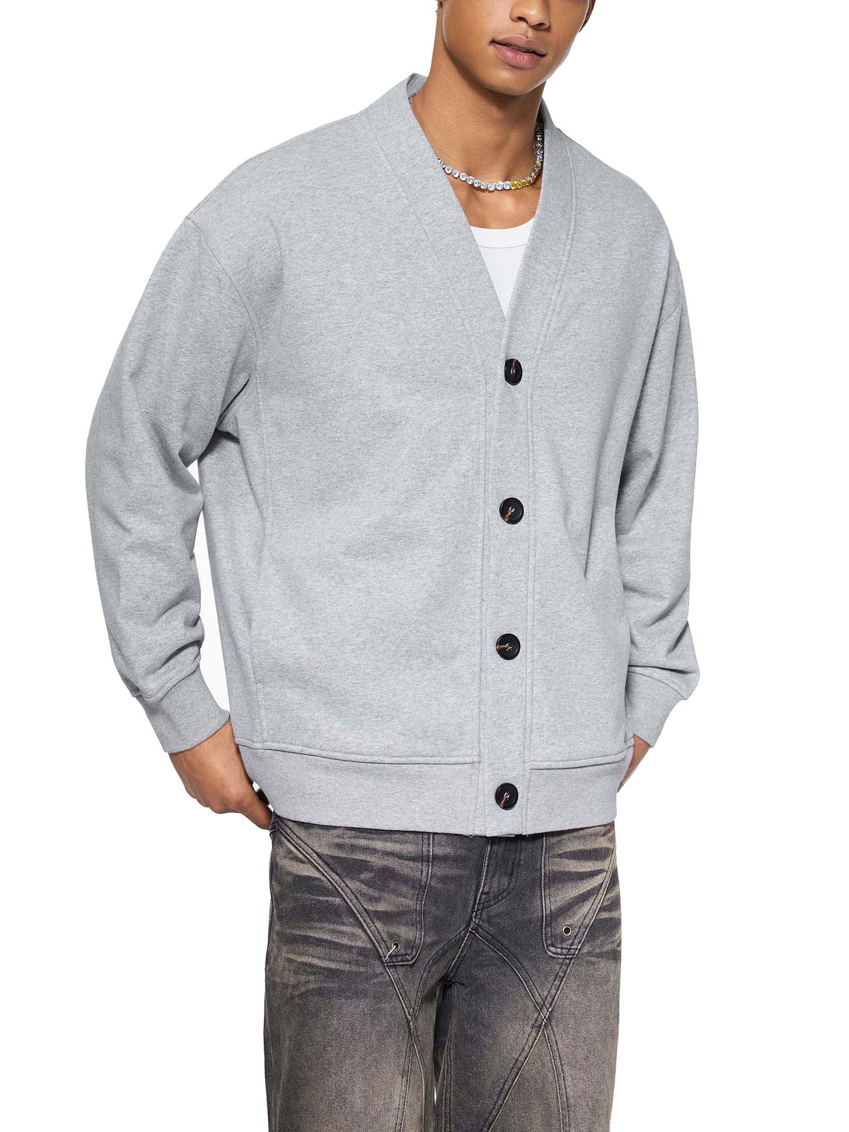 Flower Gray model men