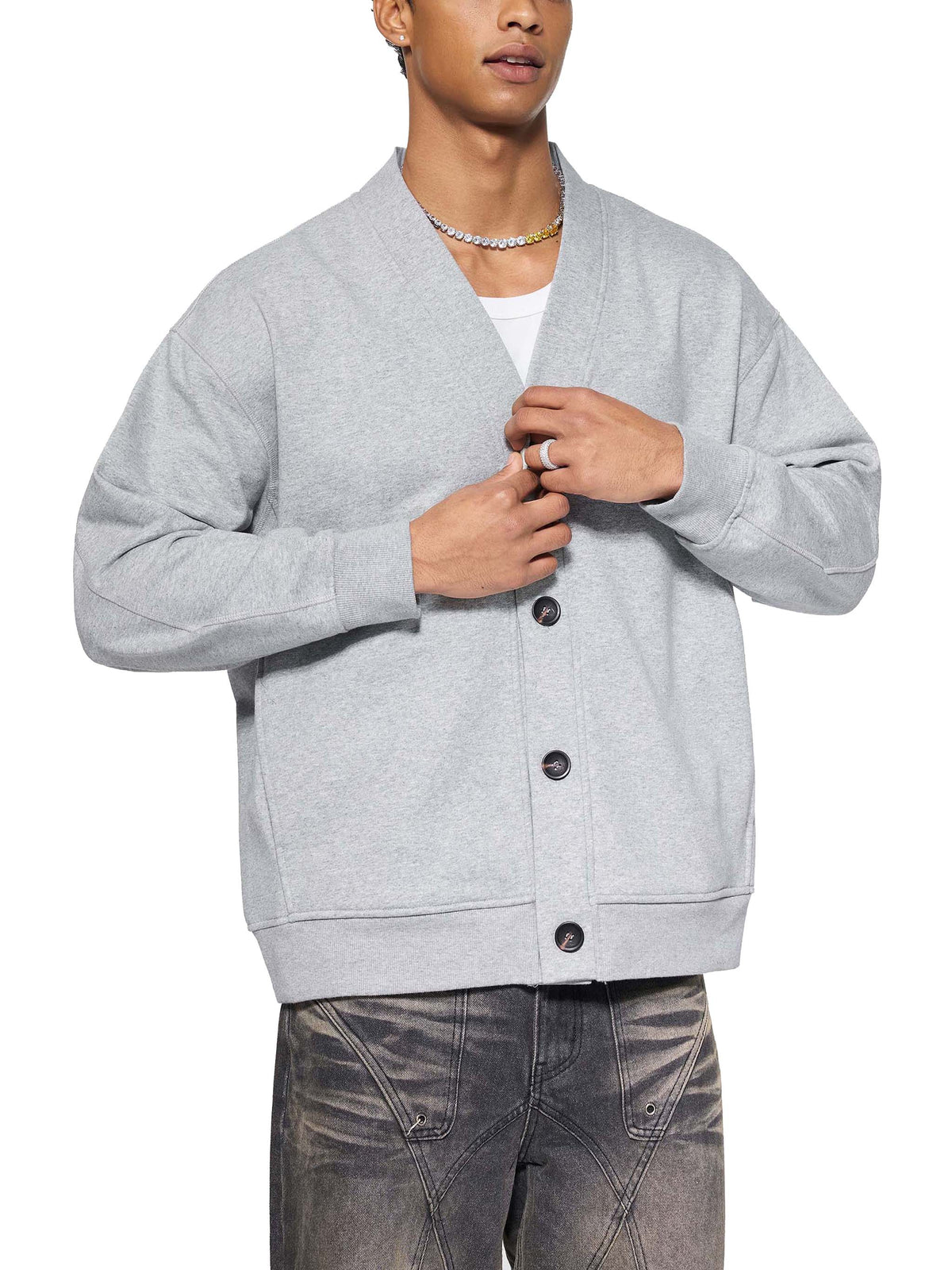 Flower Gray model men