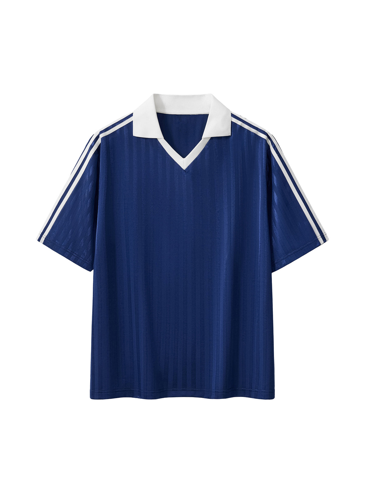 Navy Blue with White