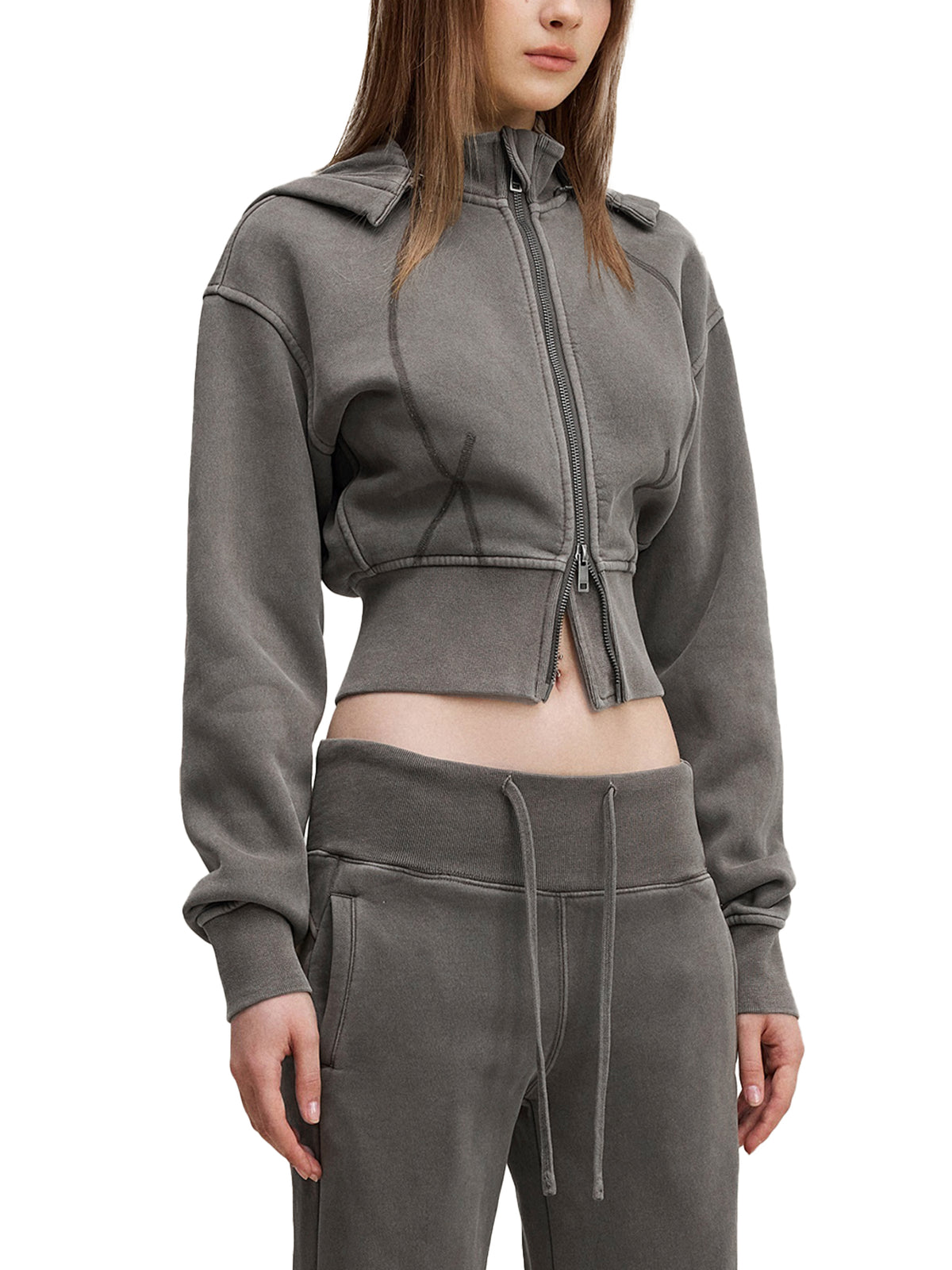 Dark Gray model women
