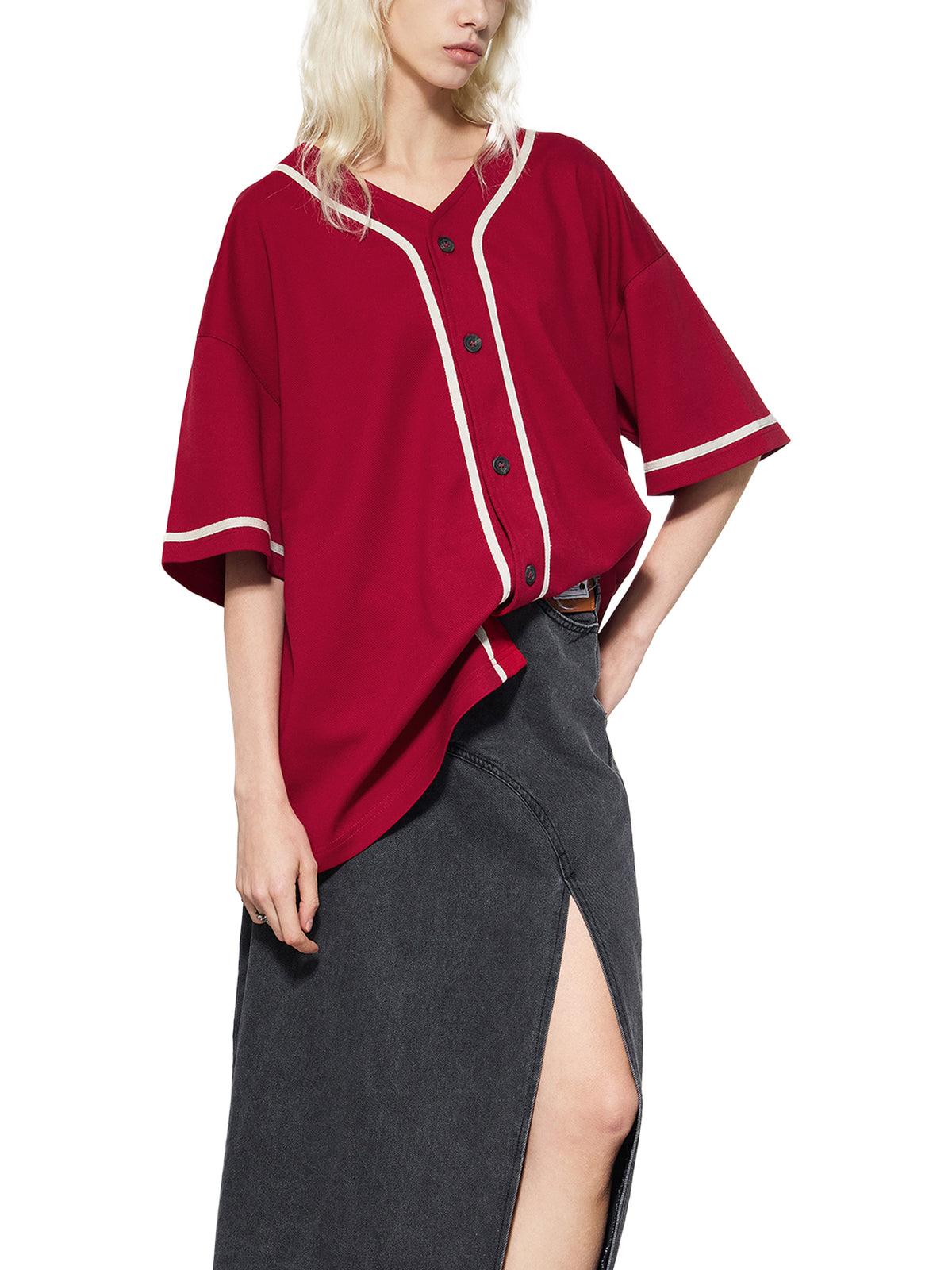 Red model women