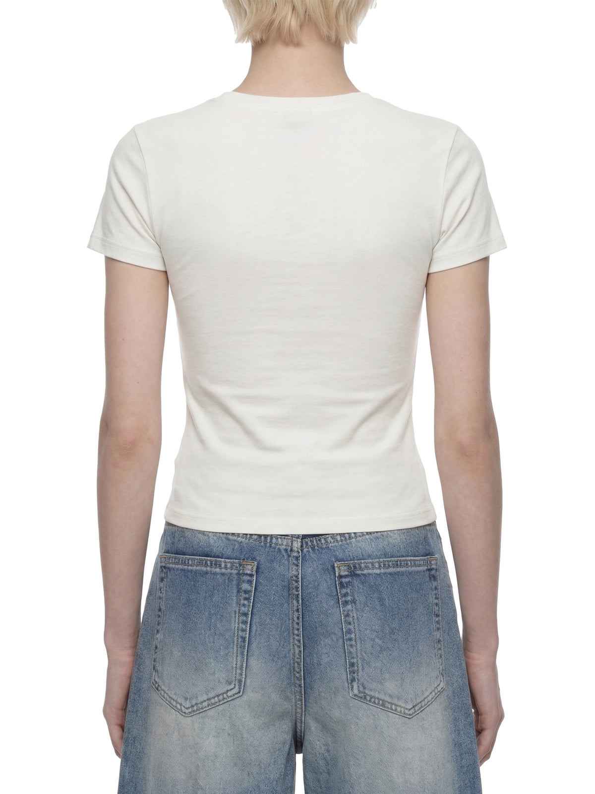 Beige model women
