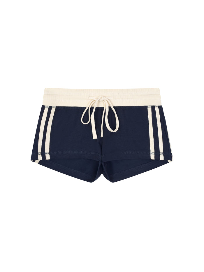 Contrast Stripe Track Shorts