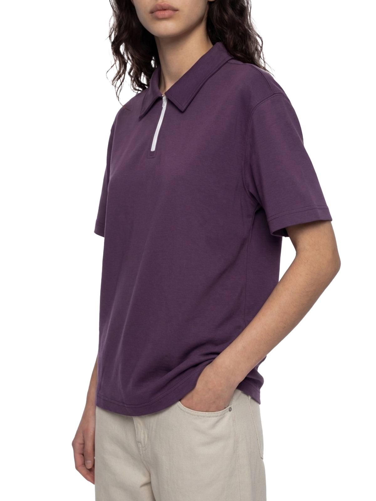 Purple model women