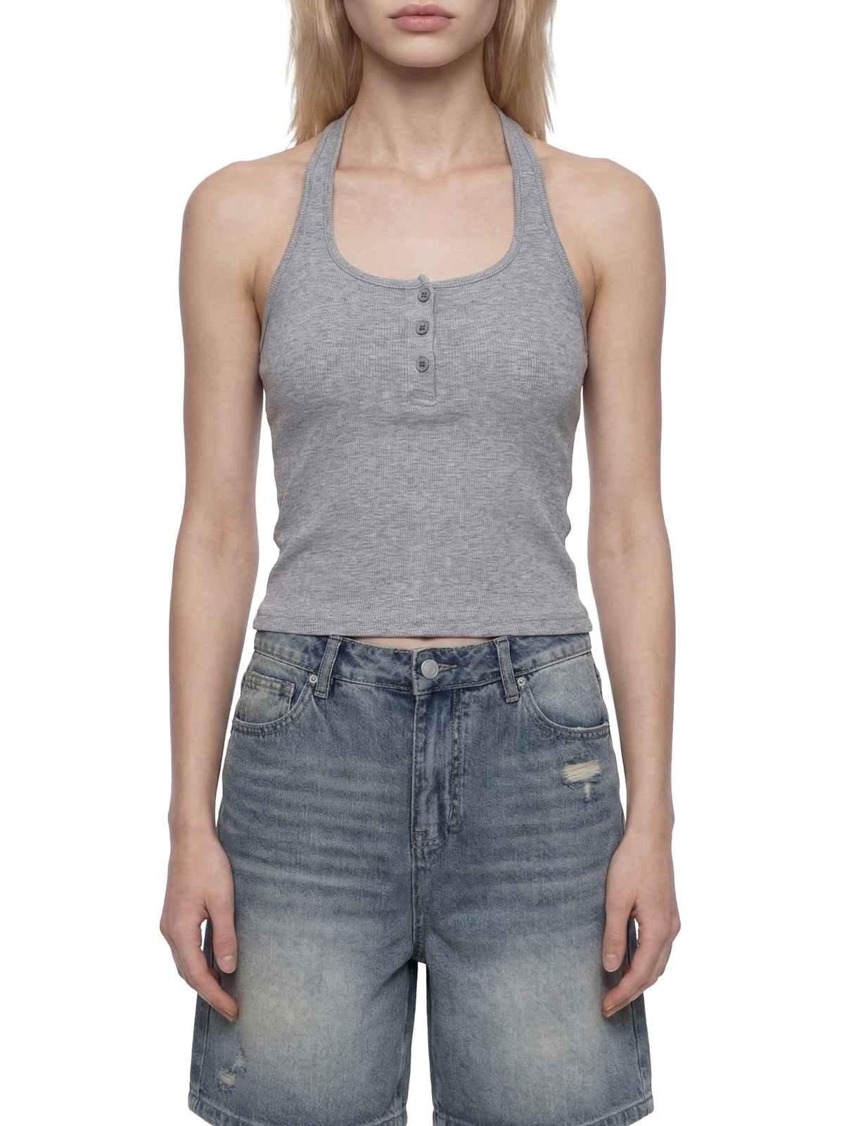 Flower Gray model women