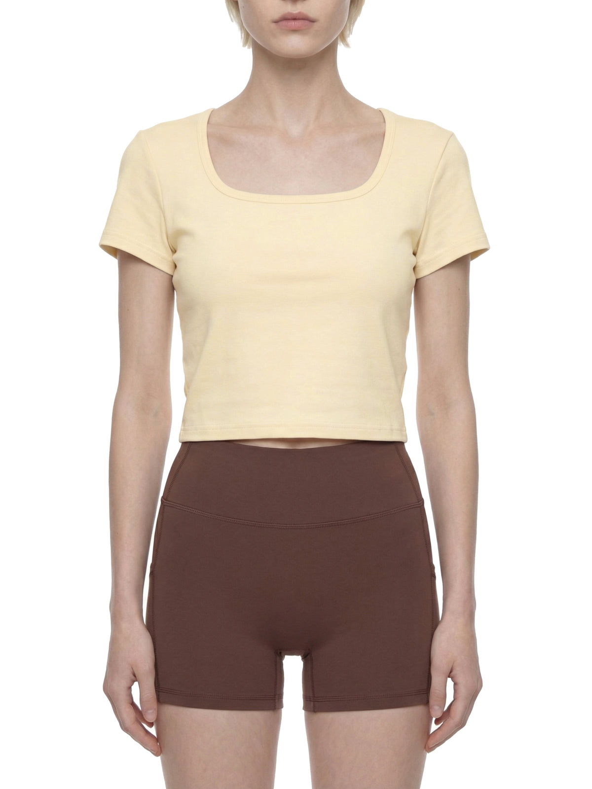 Square Neck Crop T-Shirt